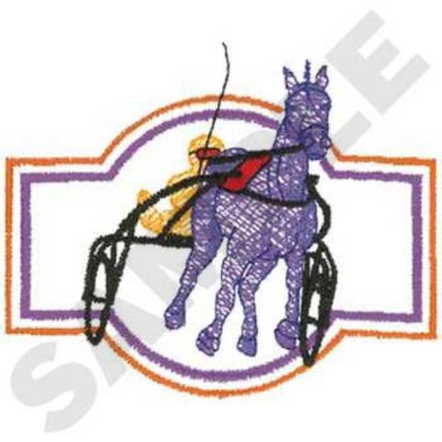 Picture of Sulky Racer Logo Machine Embroidery Design