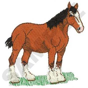 Clydesdale Machine Embroidery Design
