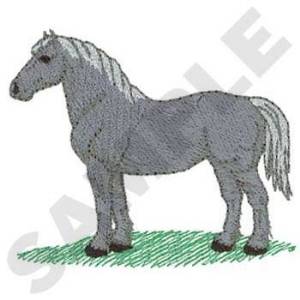 Picture of Percheron Horse Machine Embroidery Design