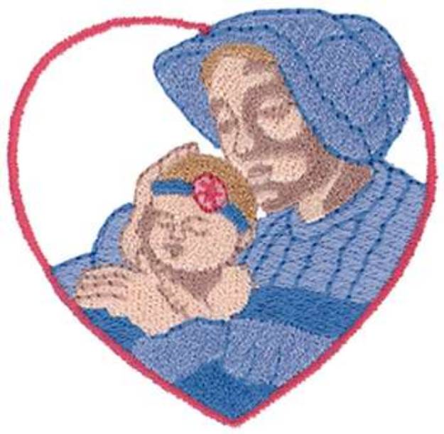 Picture of A Mothers Love Machine Embroidery Design