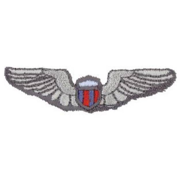 Picture of Air Force Wings Machine Embroidery Design
