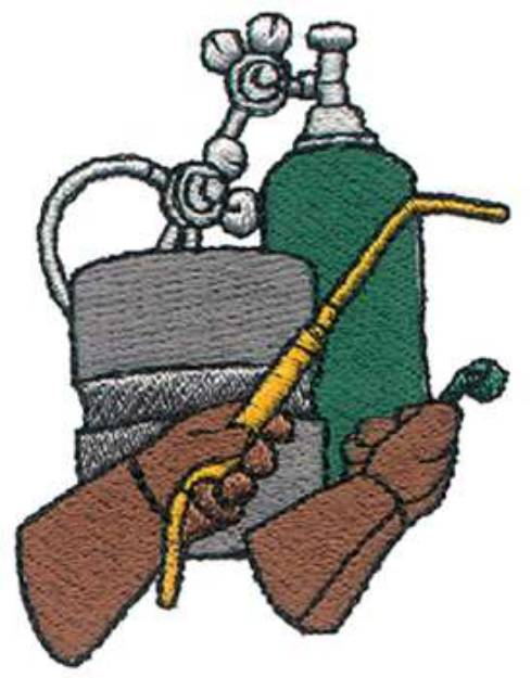 Picture of Cutting Torch Machine Embroidery Design
