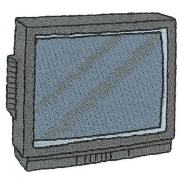 Picture of Television Machine Embroidery Design