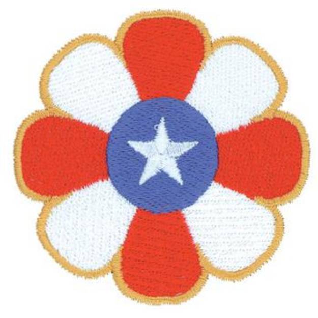 Picture of Canada Flower Machine Embroidery Design