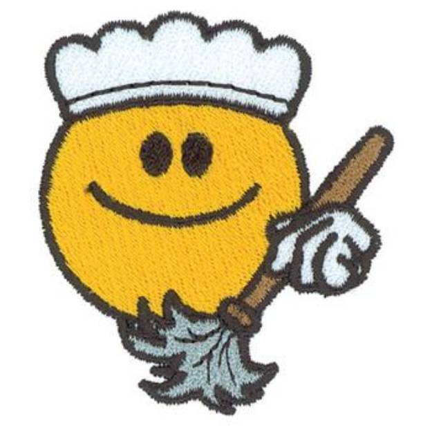 Picture of Smiley Maid Machine Embroidery Design