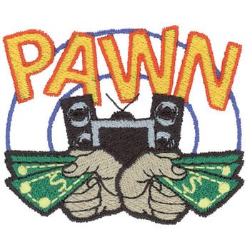 Pawn Shop Logo Machine Embroidery Design
