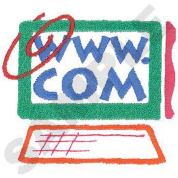 Picture of Internet Logo Machine Embroidery Design
