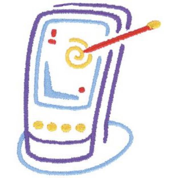 Picture of Handheld Computer Machine Embroidery Design
