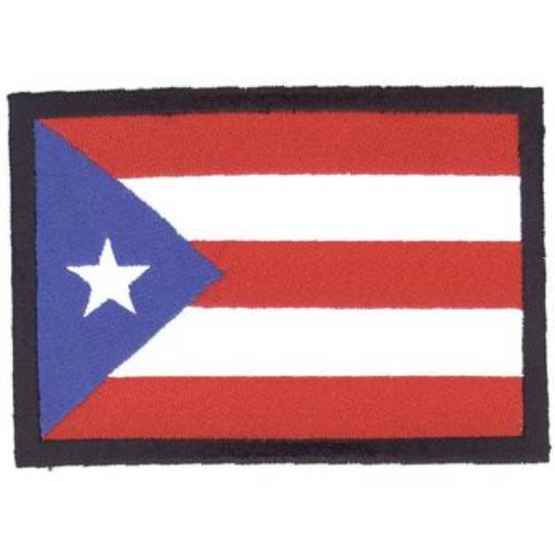 Picture of Puerto Rico Applique Machine Embroidery Design