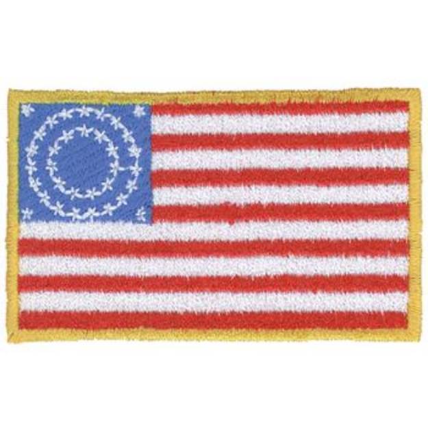 Picture of 1861 USA Flag Machine Embroidery Design