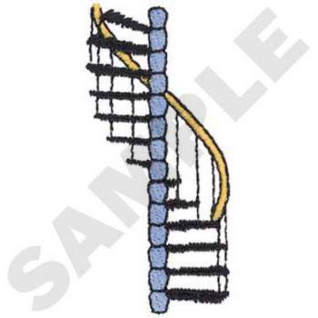 Picture of Spiral Stairs Machine Embroidery Design