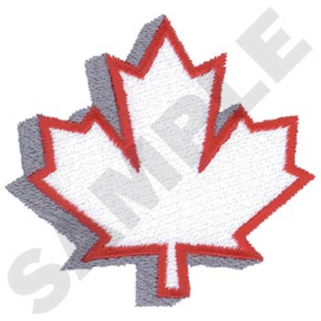 Picture of Canada Maple Leaf Machine Embroidery Design