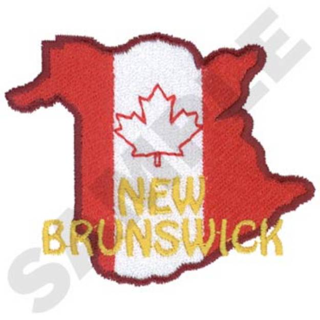 Picture of New Brunswick Machine Embroidery Design