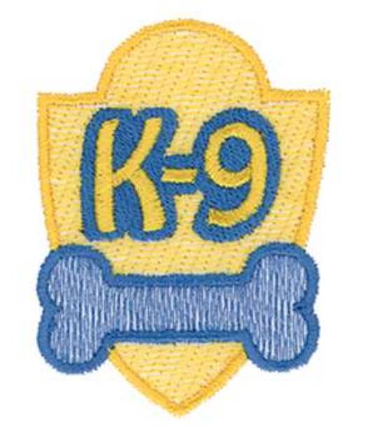 Picture of K9 Machine Embroidery Design