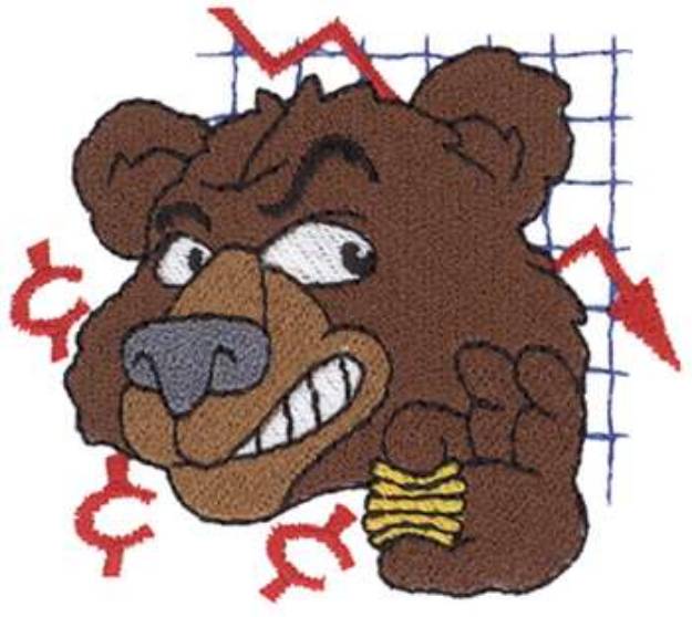 Picture of Bear Market Machine Embroidery Design