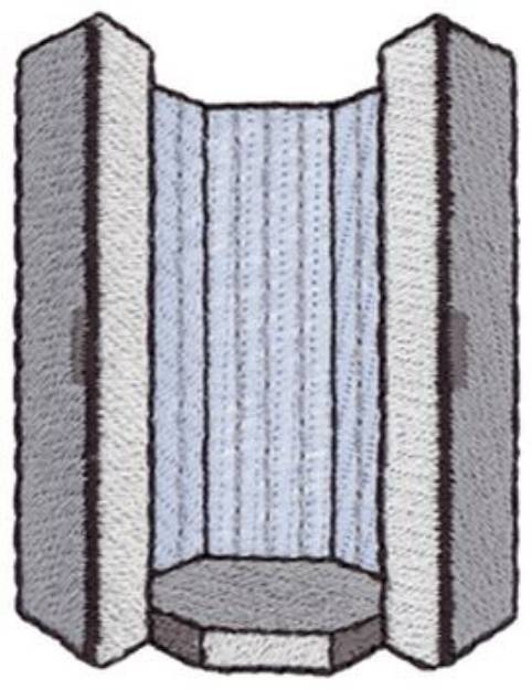 Picture of Stand Up Tanning Bed Machine Embroidery Design