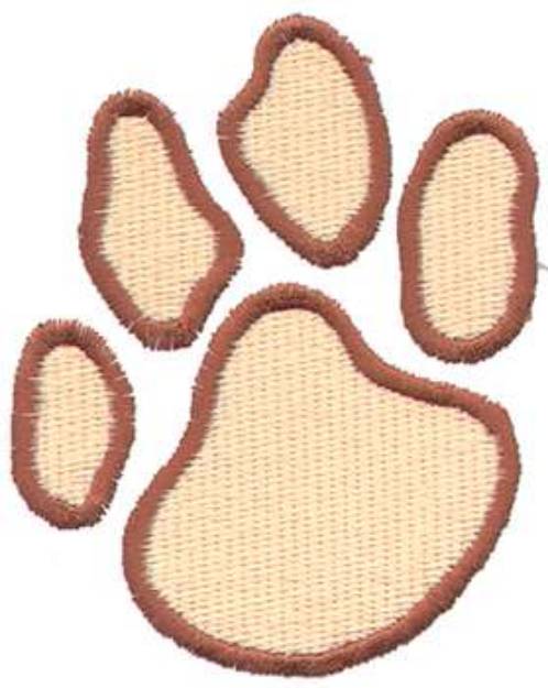 Picture of Paw Print Machine Embroidery Design