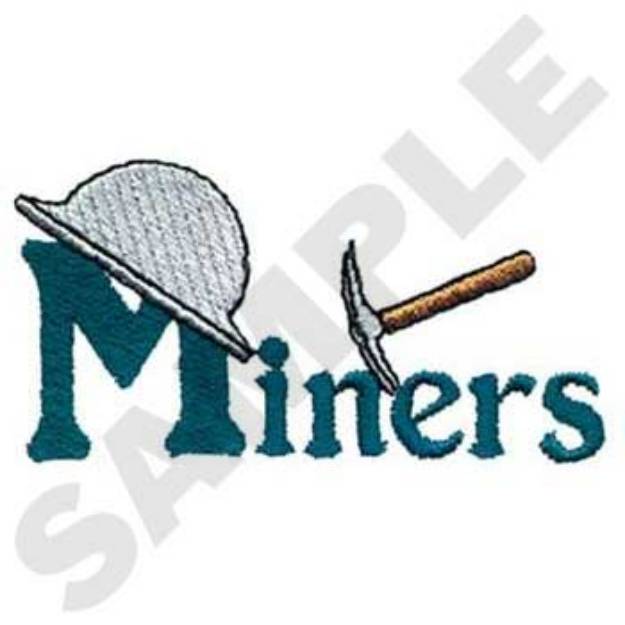 Picture of Miners Machine Embroidery Design