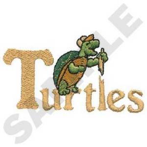 Picture of Turtles Machine Embroidery Design