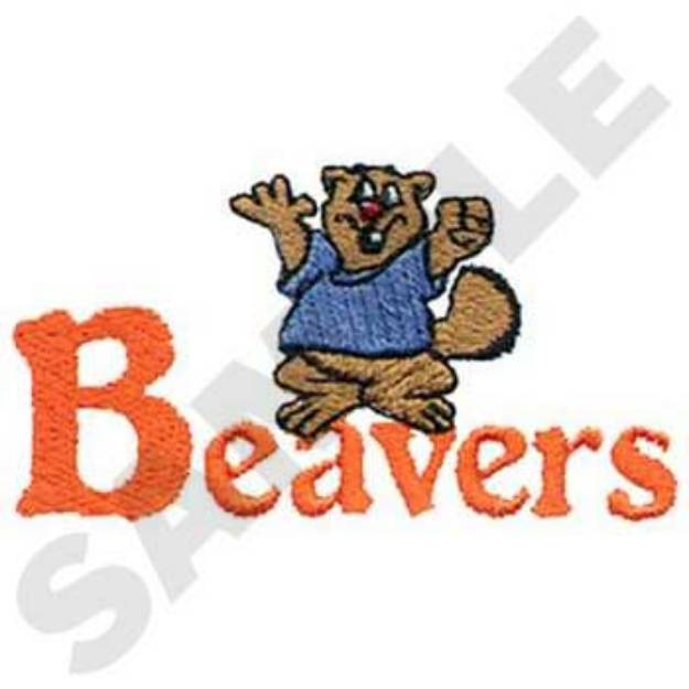 Picture of Beavers Machine Embroidery Design