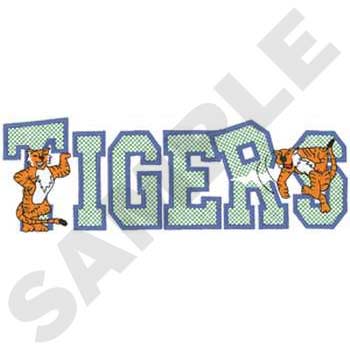 Tigers Machine Embroidery Design