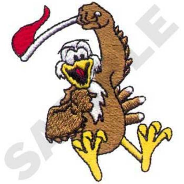 Picture of Cheering Eagle Machine Embroidery Design