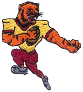 Tigers Football Machine Embroidery Design