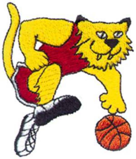 Picture of Wildcats Basketball Machine Embroidery Design