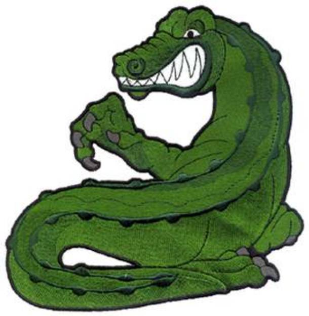 Picture of Gator Mascot Machine Embroidery Design