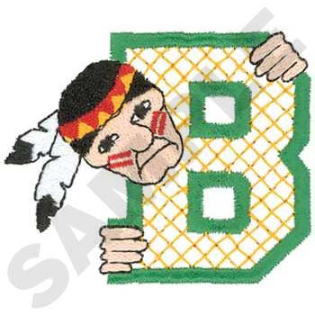 B Is For Brave Machine Embroidery Design