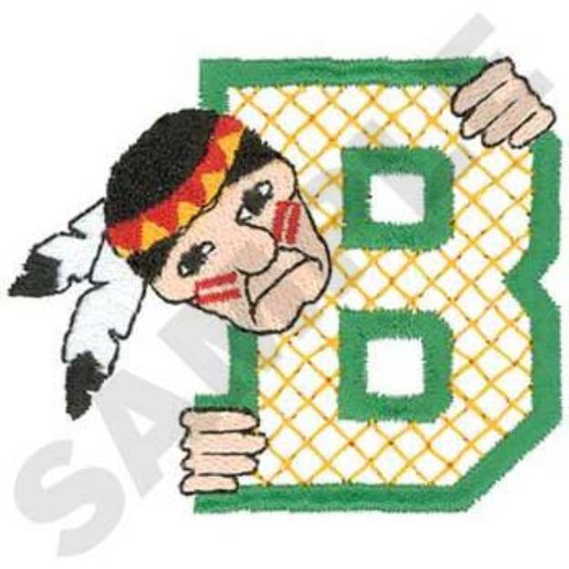 Picture of B Is For Brave Machine Embroidery Design