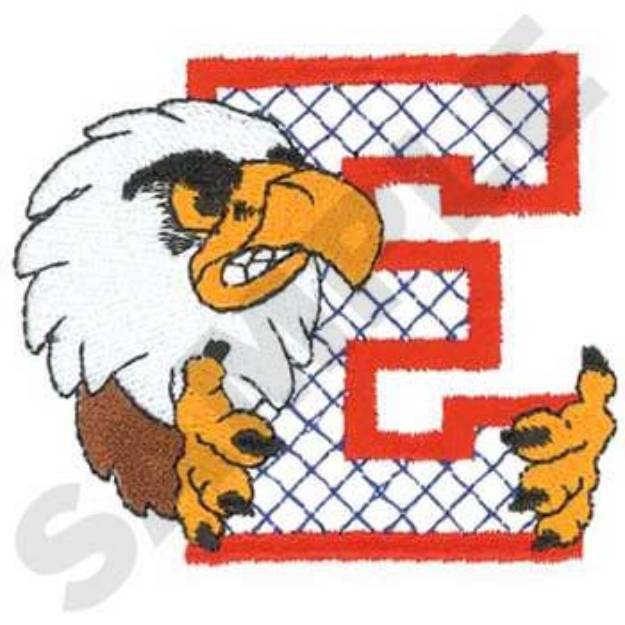 Picture of E Is For Eagle Machine Embroidery Design