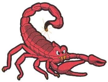 Scorpion Machine Embroidery Design
