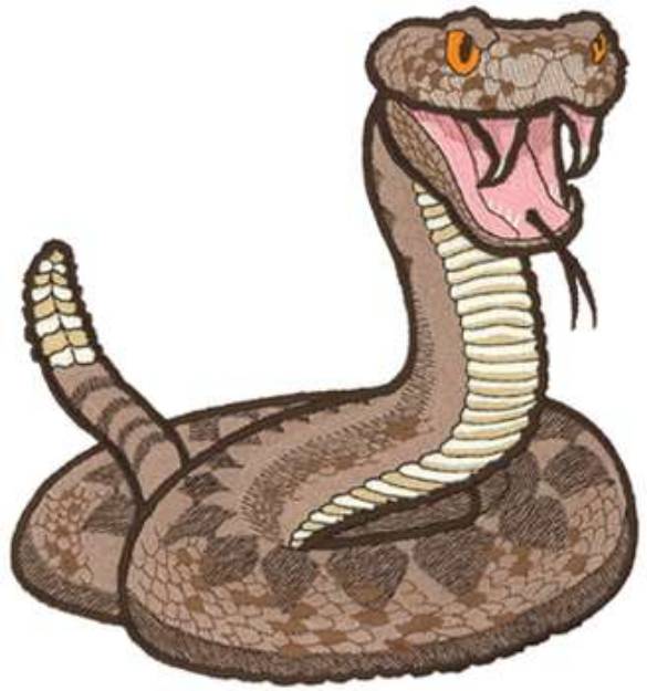 Picture of Rattler Machine Embroidery Design