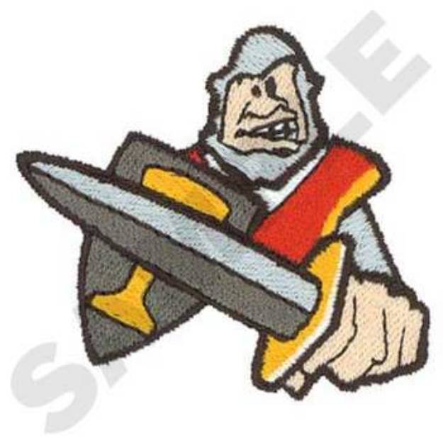 Picture of Knight Machine Embroidery Design