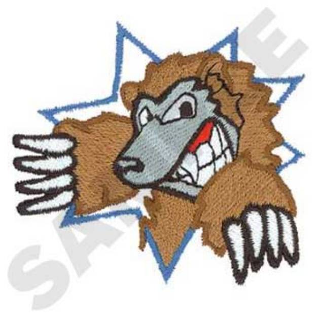 Picture of Wolverine Machine Embroidery Design