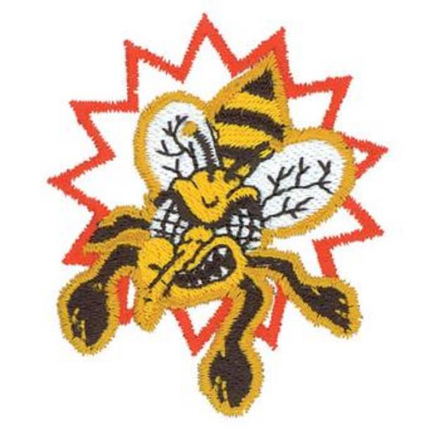 Picture of Hornets Mascot Machine Embroidery Design