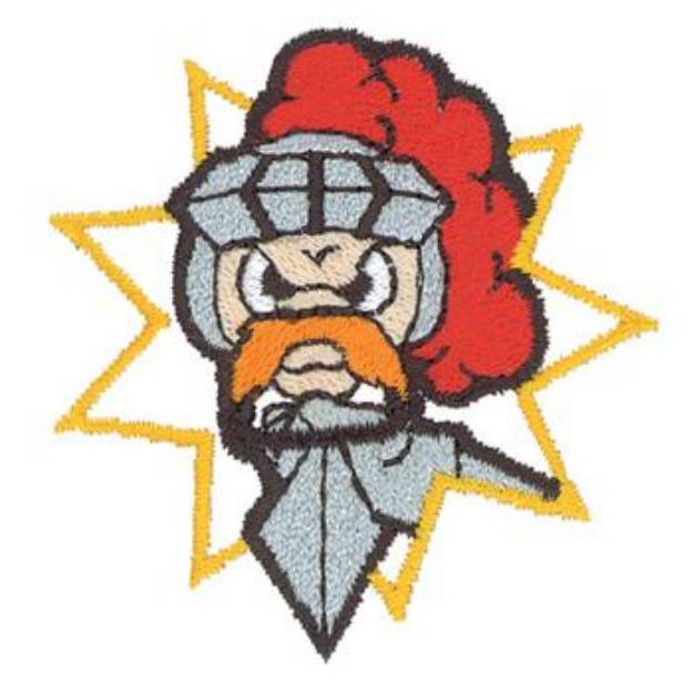 Picture of Knights Mascot Machine Embroidery Design