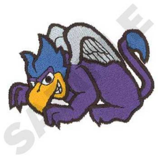 Picture of Griffin Mascot Machine Embroidery Design