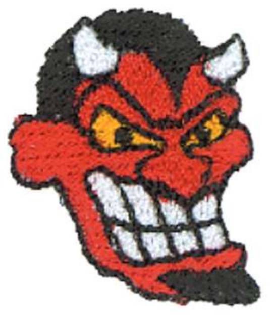 Picture of Devil Head Machine Embroidery Design