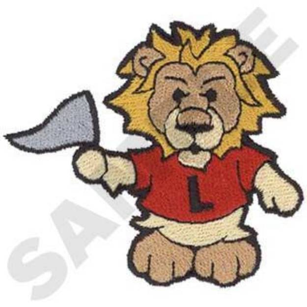 Picture of Lion Machine Embroidery Design