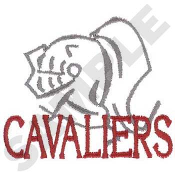 Cavaliers Machine Embroidery Design