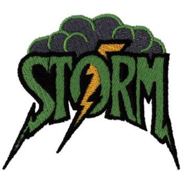 Picture of Storm Machine Embroidery Design