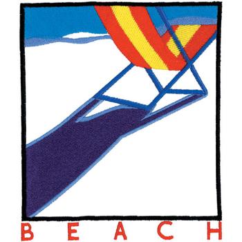 Beach Chair Machine Embroidery Design