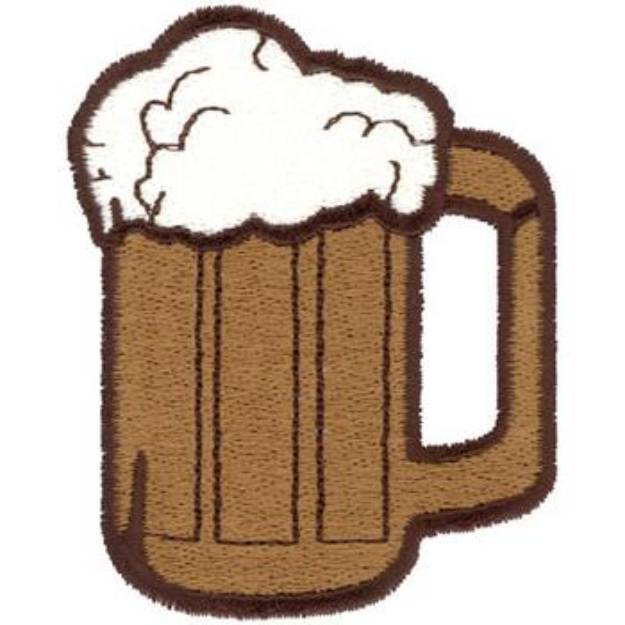 Picture of Small Beer Mug Machine Embroidery Design