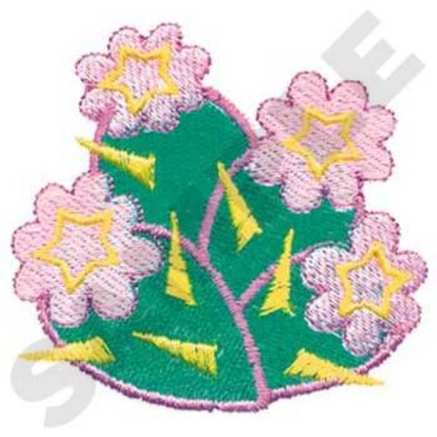 Picture of Pear Cactus Machine Embroidery Design