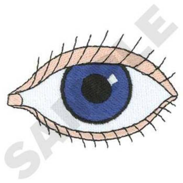 Picture of Eye Machine Embroidery Design