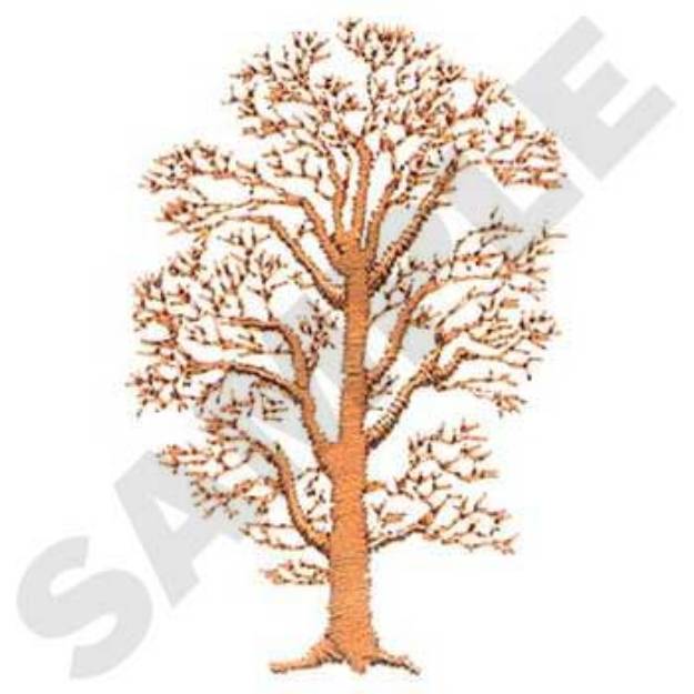 Picture of Fall Tree Machine Embroidery Design