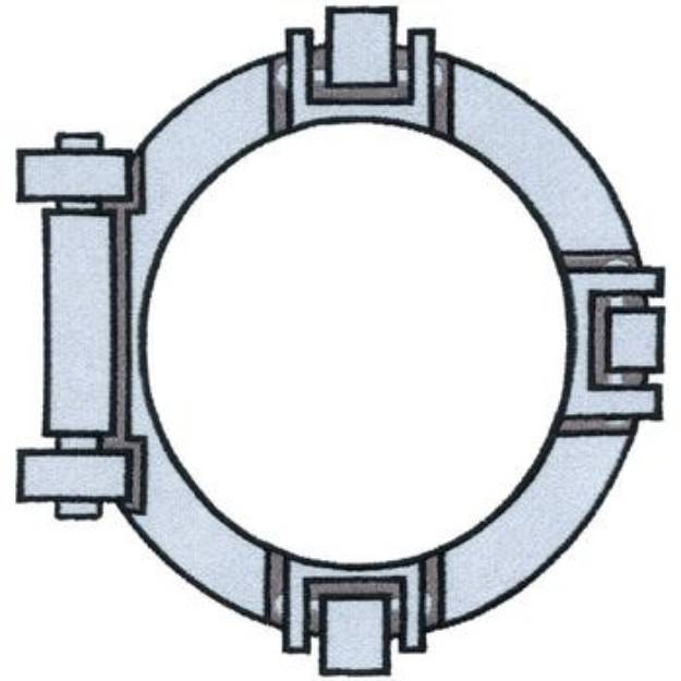 Picture of Porthole Window Machine Embroidery Design