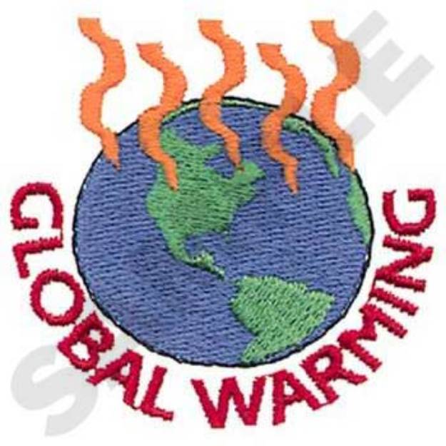 Picture of Global Warming Machine Embroidery Design